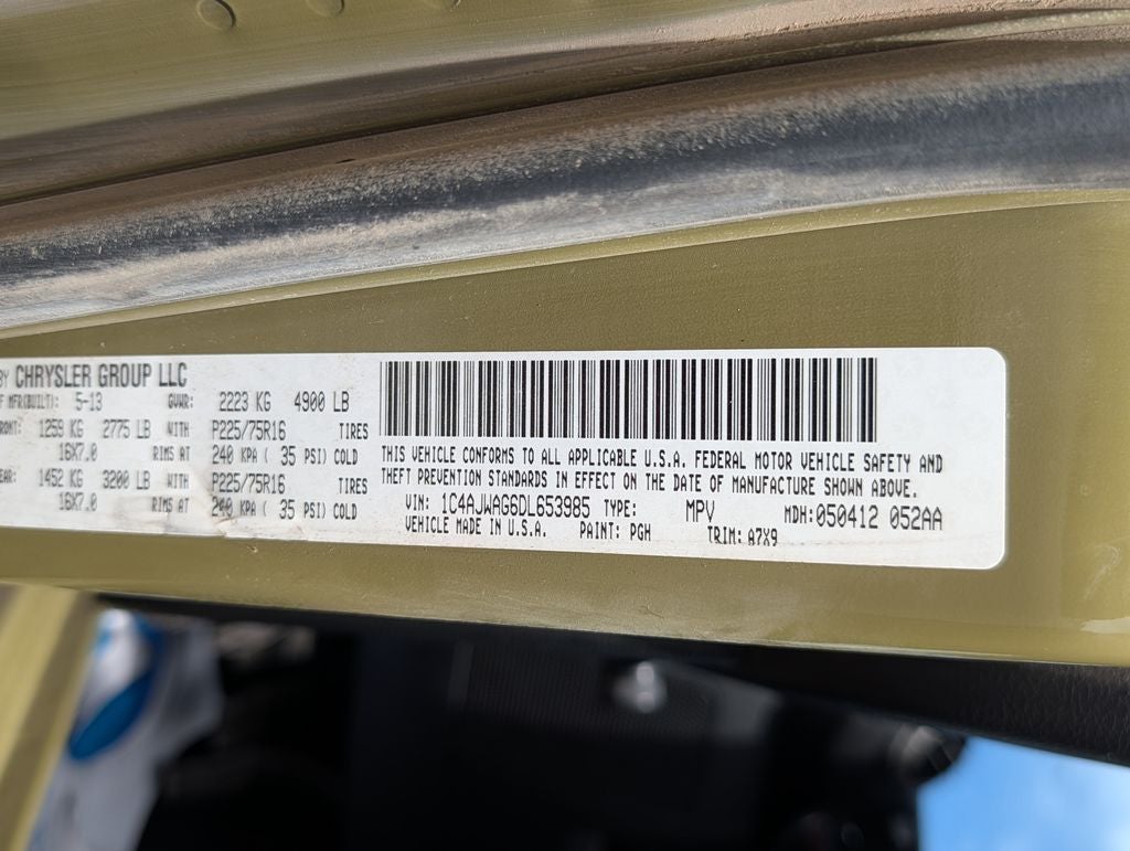 2013 Jeep Wrangler Sport