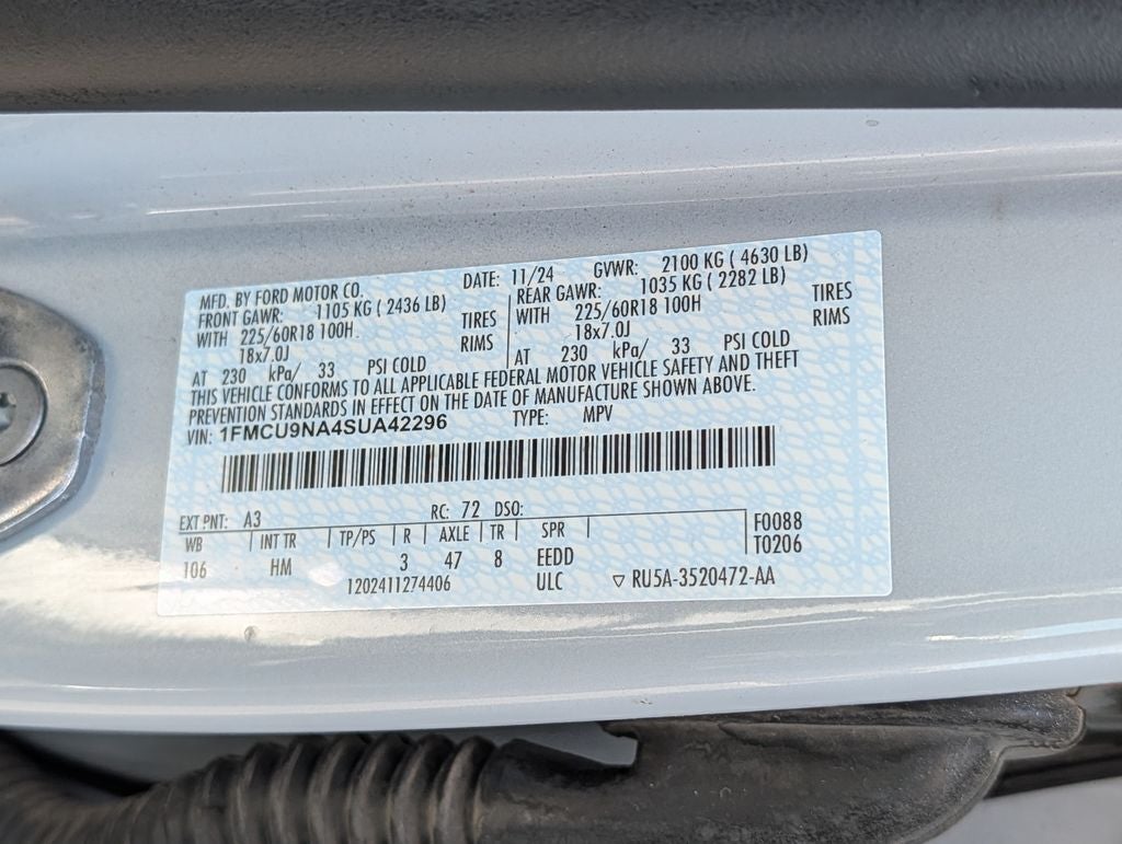 2025 Ford Escape ST-Line Select