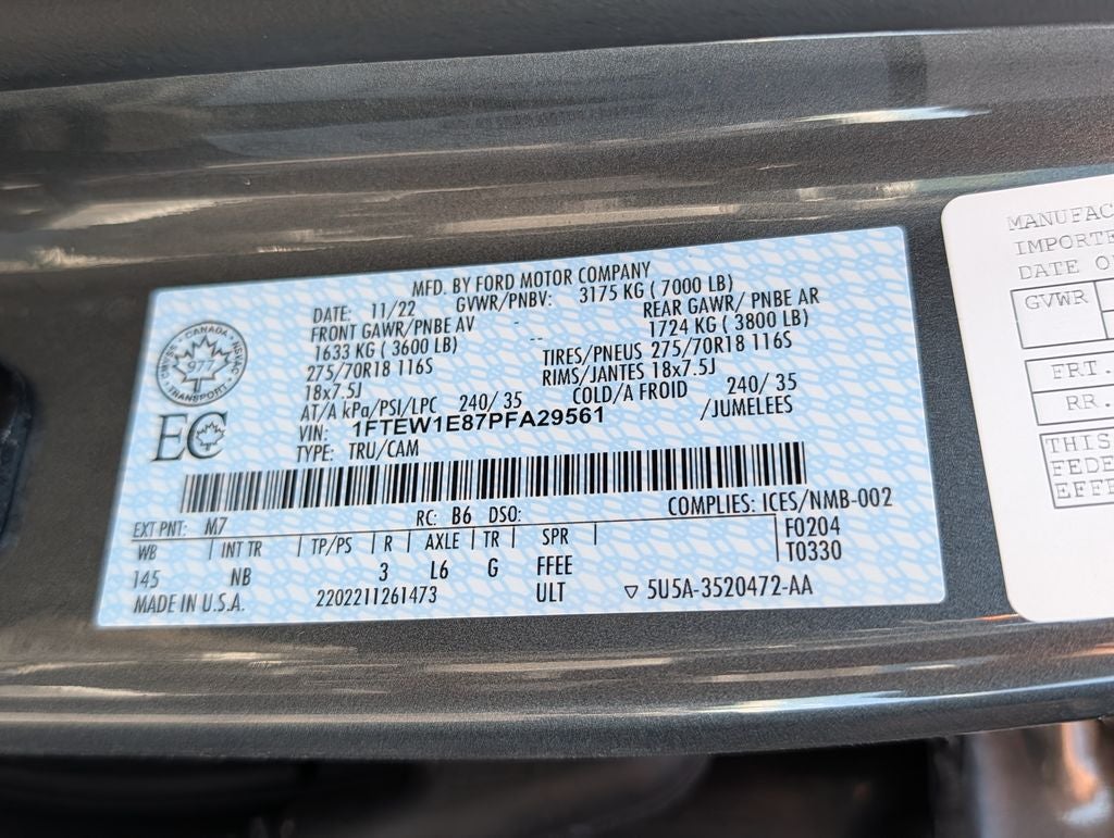 2023 Ford F-150 Tremor 4X4