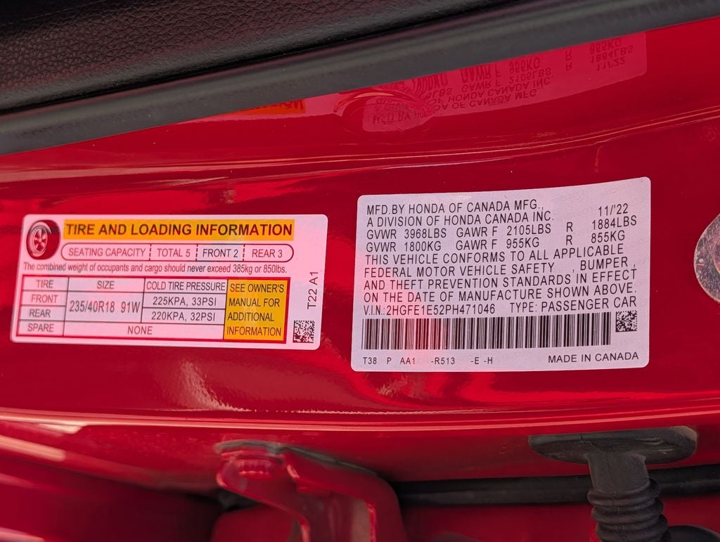 2023 Honda Civic Si