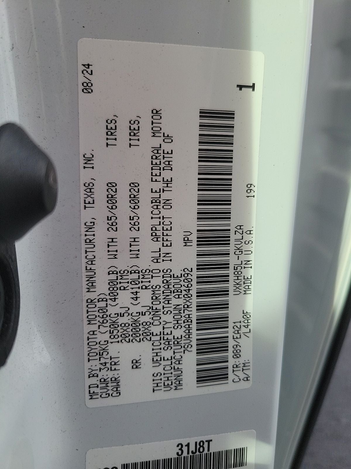 2024 Toyota Sequoia Limited