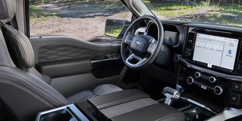 Interior of 2026 Ford F-150
