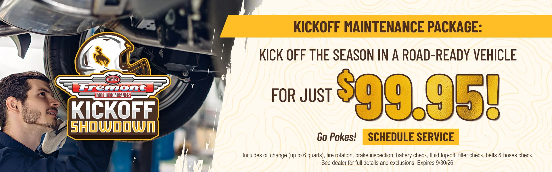Kickoff Maintenance Package